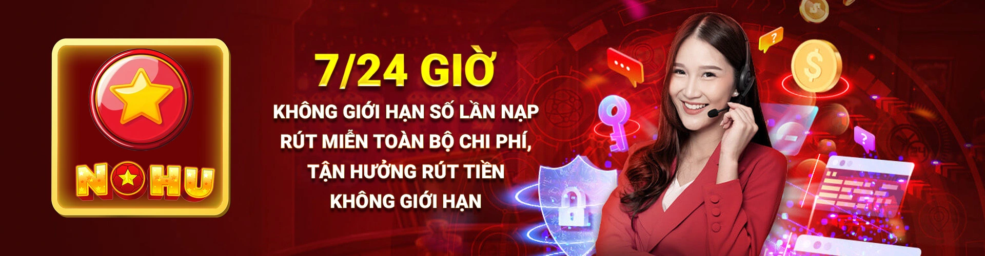 Banner hỗ trợ khách hàng 24/7