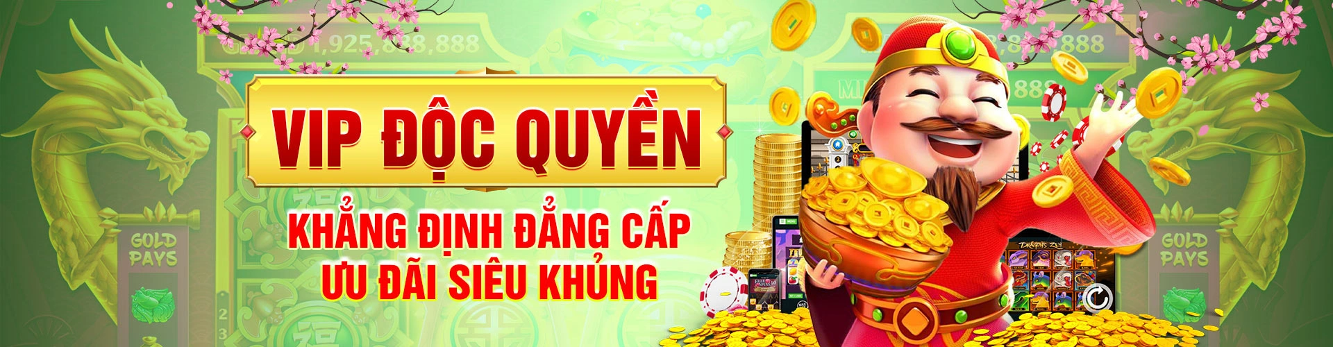 Banner khuyến mãi VIP độc quyền