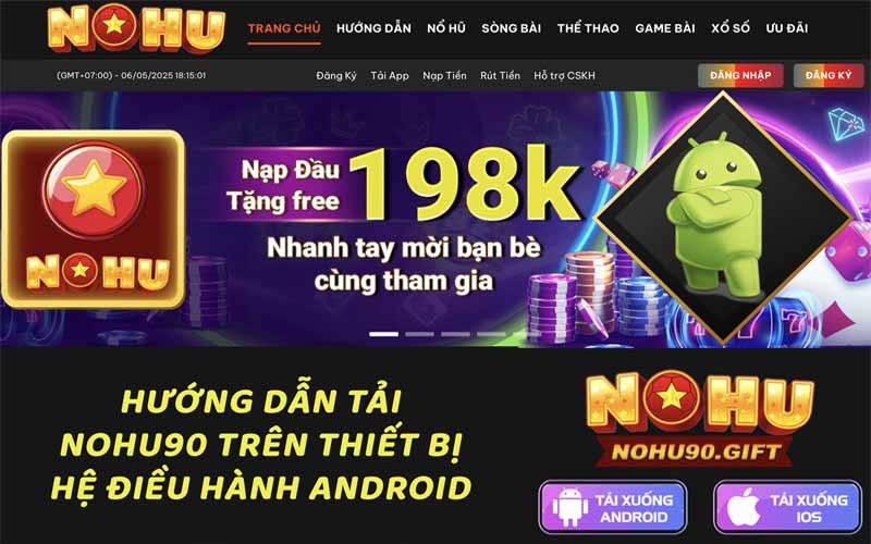 Tải app Nổ hũ 90 - Ứng dụng giải trí an toàn số 1 Việt Nam 3 Tải app Nohu90 trên Android mới nhất